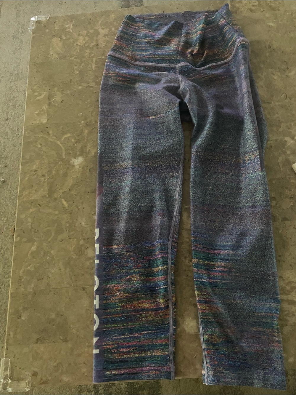 Multicolor Space-Dye Leggings -  extra small